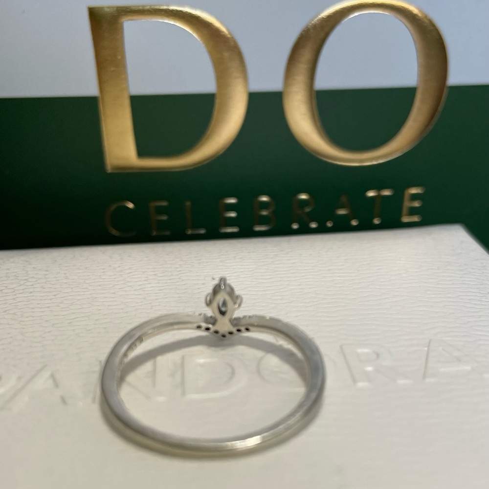 Pandora Princess Wish Crown Tiara Stackable Ring - Picture 4 of 6